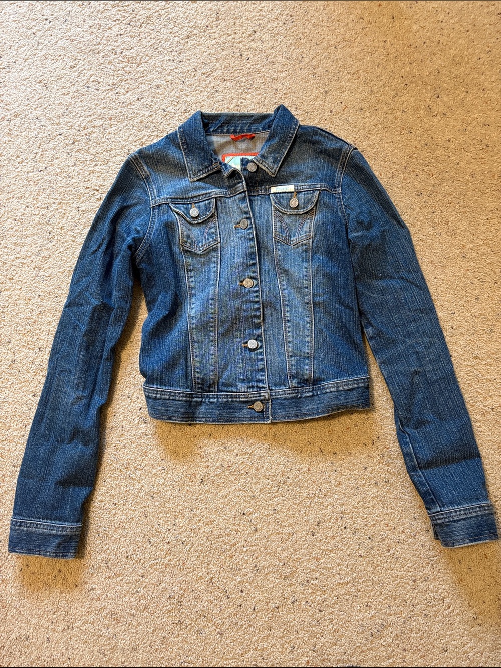 Hollister Women’s Dark Blue Denim Jacket